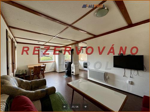 Prodej chaty/rodinného domu s možností celoročního užívání, 2+kk možno rozšíření na 3+kk, 56 m2– Ostrov, okres Příbram