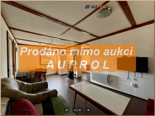 Prodej chaty/rodinného domu s možností celoročního užívání, 2+kk možno rozšíření na 3+kk, 56 m2– Ostrov, okres Příbram