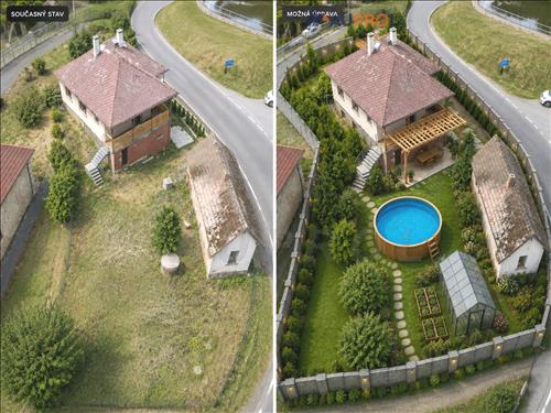 2x RD a pozemek 461 m2 – Dožice, Mladý Smolivec možnost rozšíření 5+1 a více